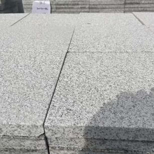 衡水 白麻花岗岩石材推荐 荔枝面地铺石