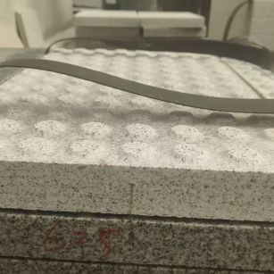 衡水 芝麻白花岗岩6.0公分荔枝面五轴加工雕刻盲点