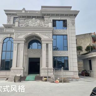 衡水 白麻花岗岩别墅外墙干挂