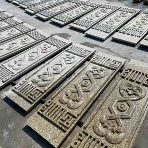 衡水 黄金麻花岗岩外墙雕刻板