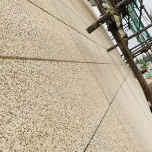 衡水 黄金麻花岗岩荔枝面外墙干挂石材效果示例