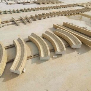 衡水 黄金麻花岗岩别墅线条