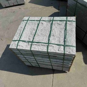 衡水 白麻花岗岩石材自然面蘑菇石成品