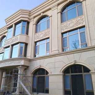 衡水 黄金麻花岗岩别墅外墙干挂