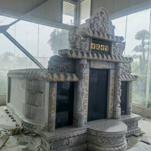 衡水 芝麻白墓碑效果展示图