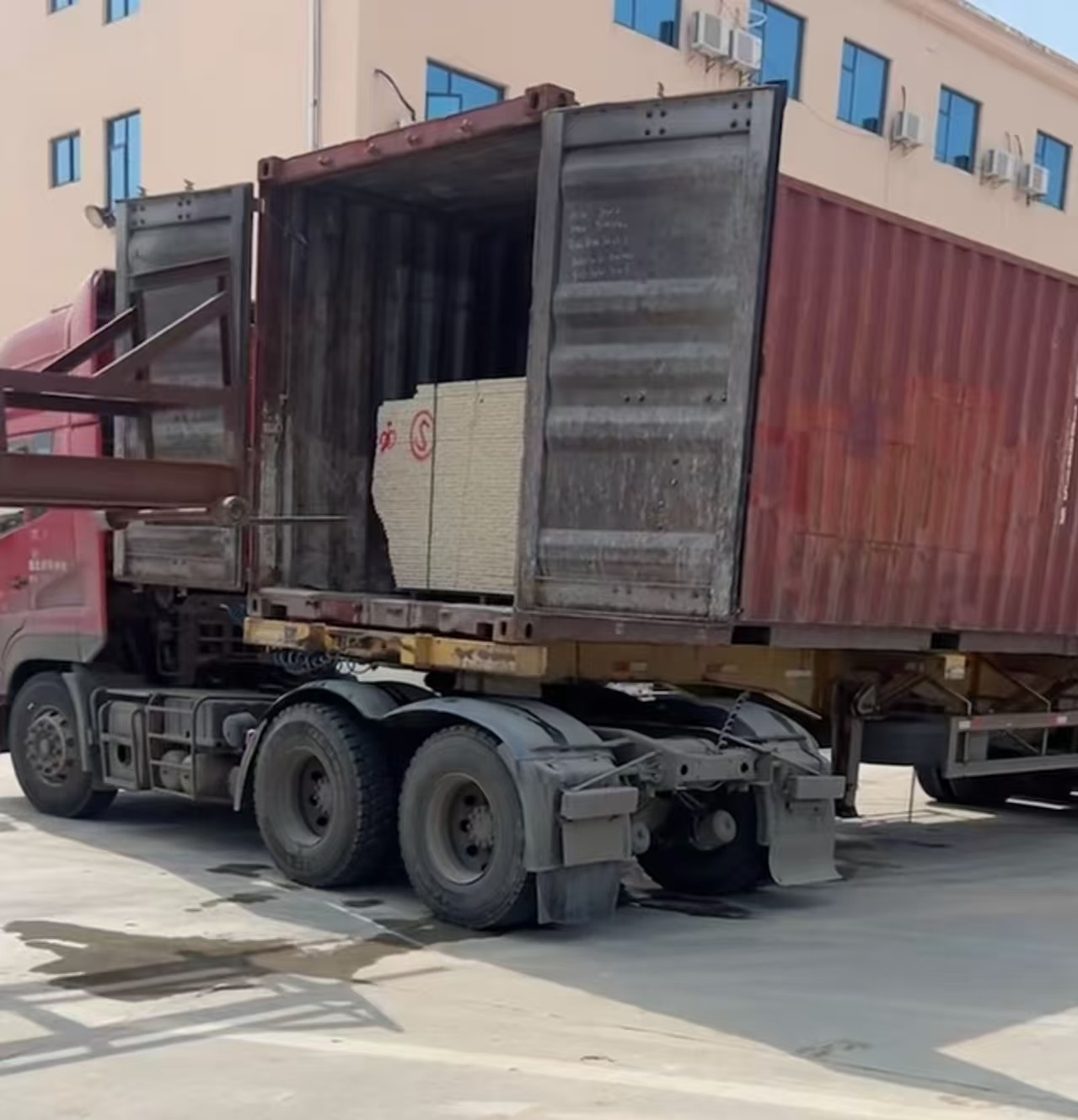 衡水 黄金麻荔枝面毛板