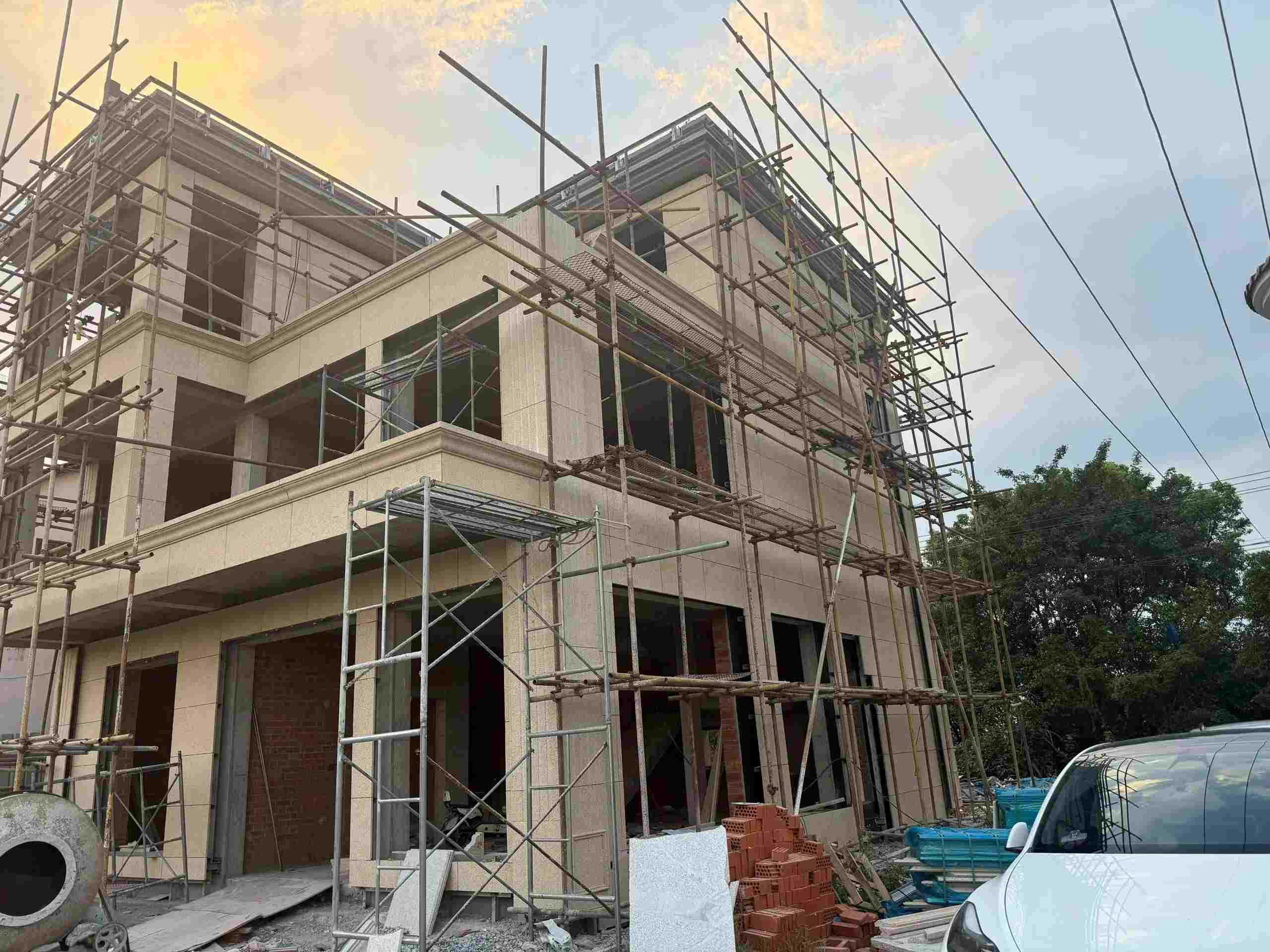 衡水 黄金麻荔枝面花岗岩外墙干挂