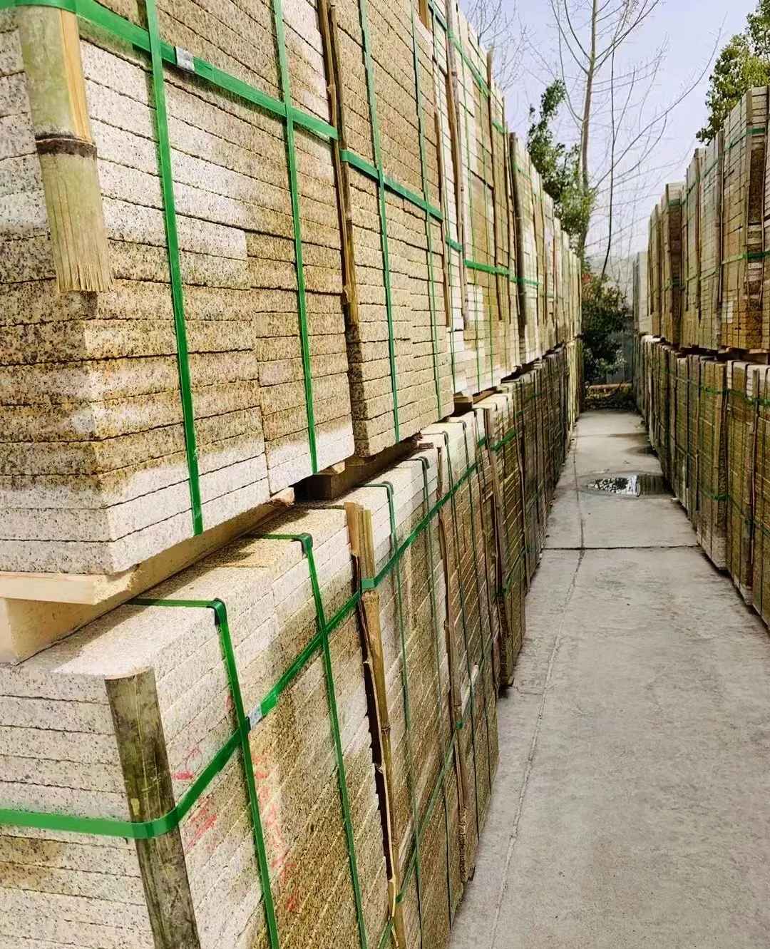 衡水 黄金麻花岗岩荔枝面地铺石