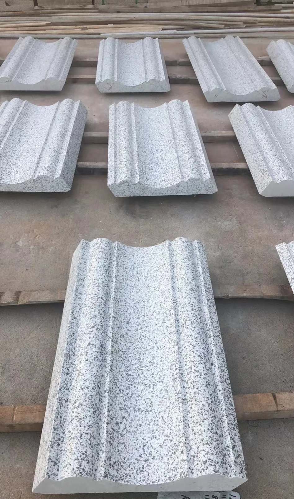 衡水 白麻花岗岩光面别墅线条