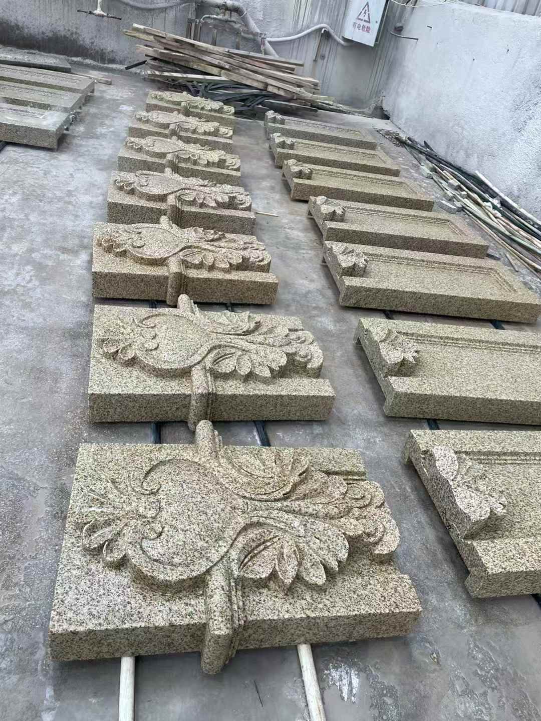 衡水 黄金麻花岗岩别墅外墙雕刻板