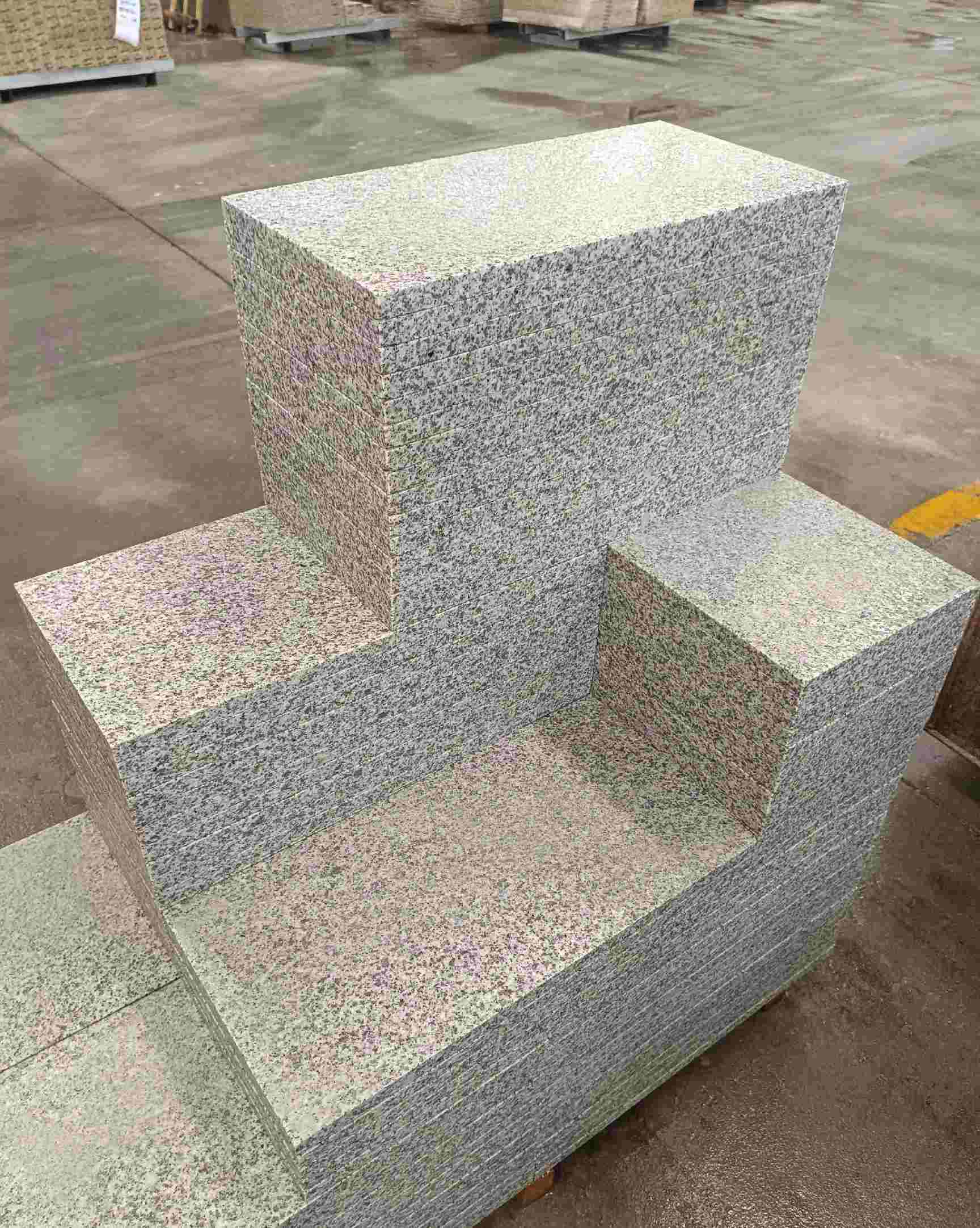 衡水 白麻花岗岩荔枝面地铺石