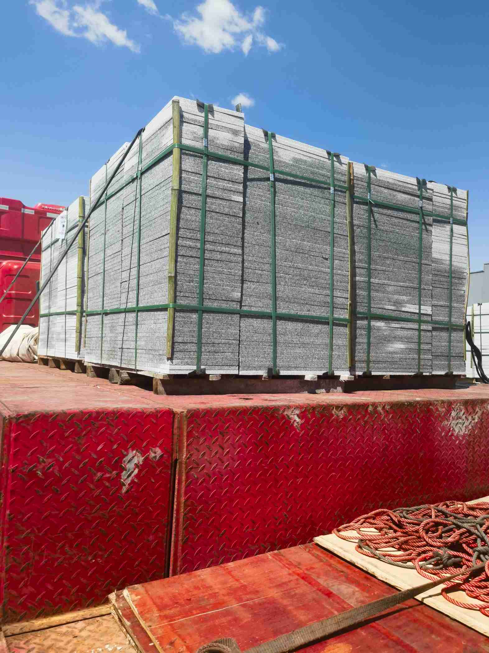 衡水 芝麻白火烧规格板地铺石300*600/600*600