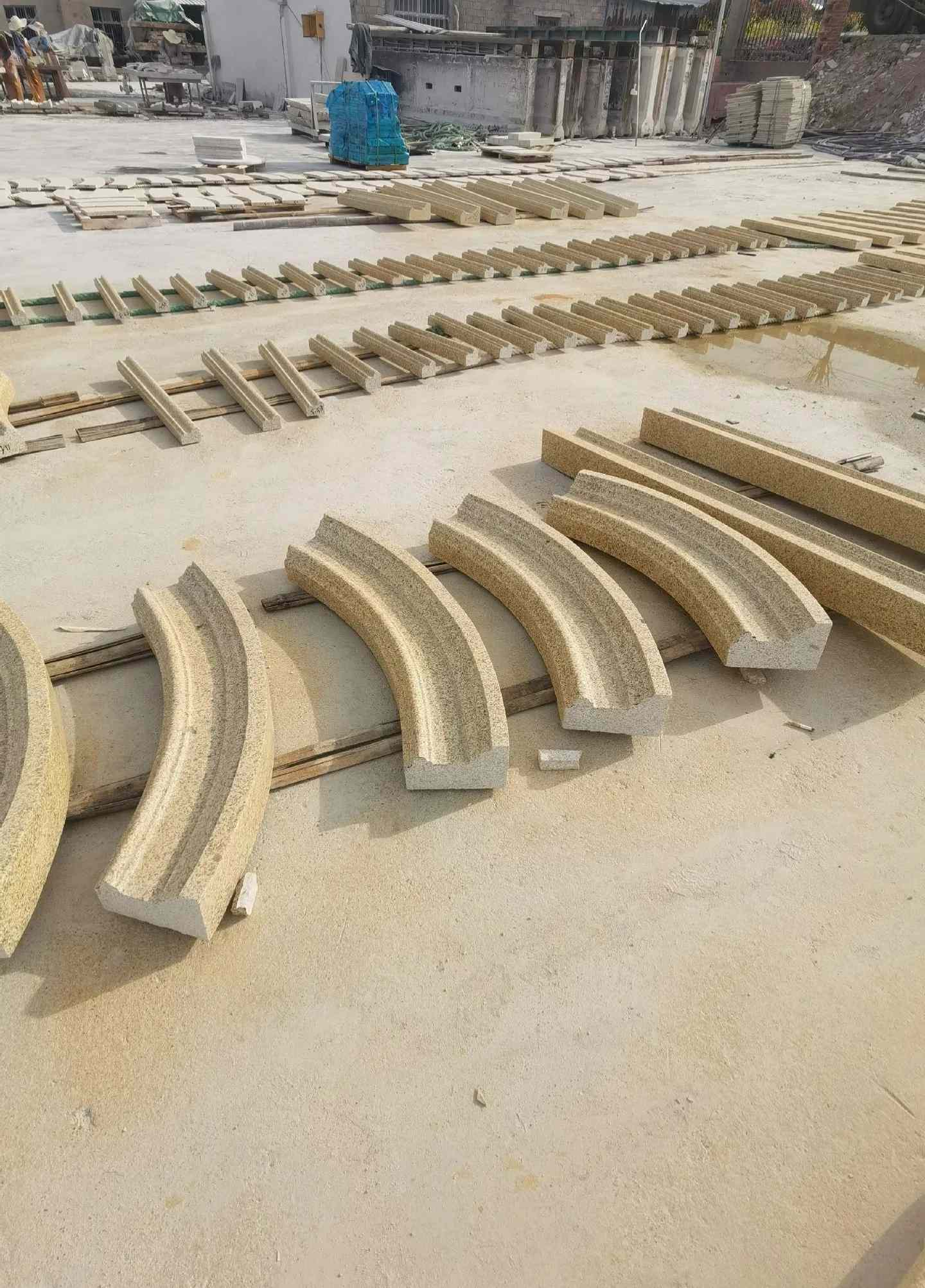 衡水 黄金麻花岗岩别墅线条