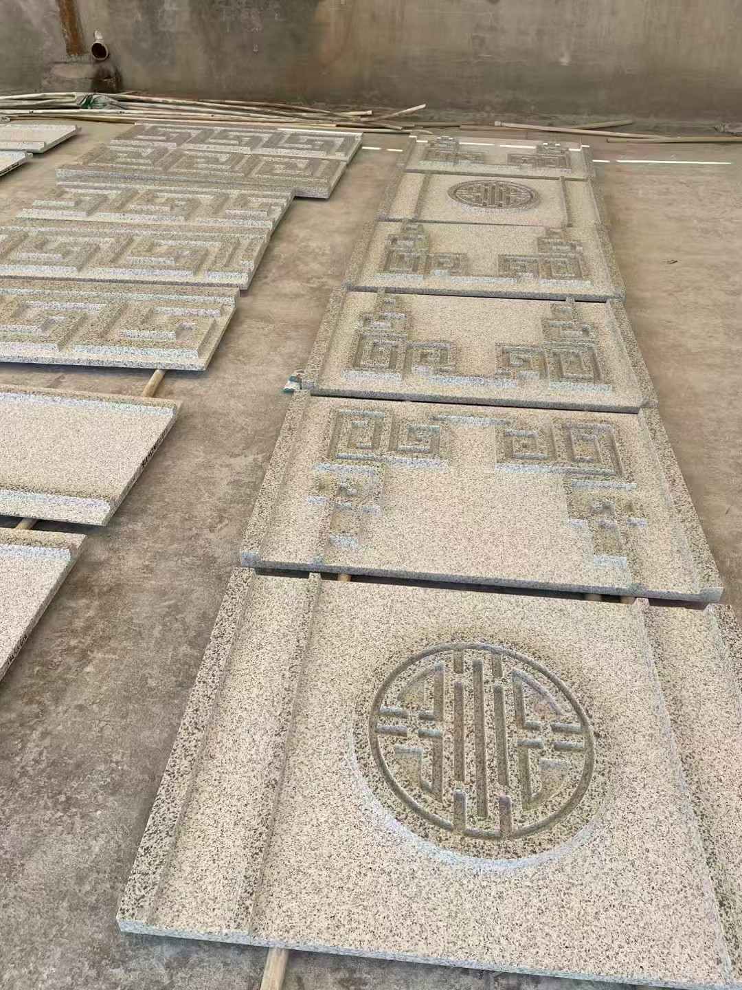 衡水 白麻花岗岩外墙立面雕刻板