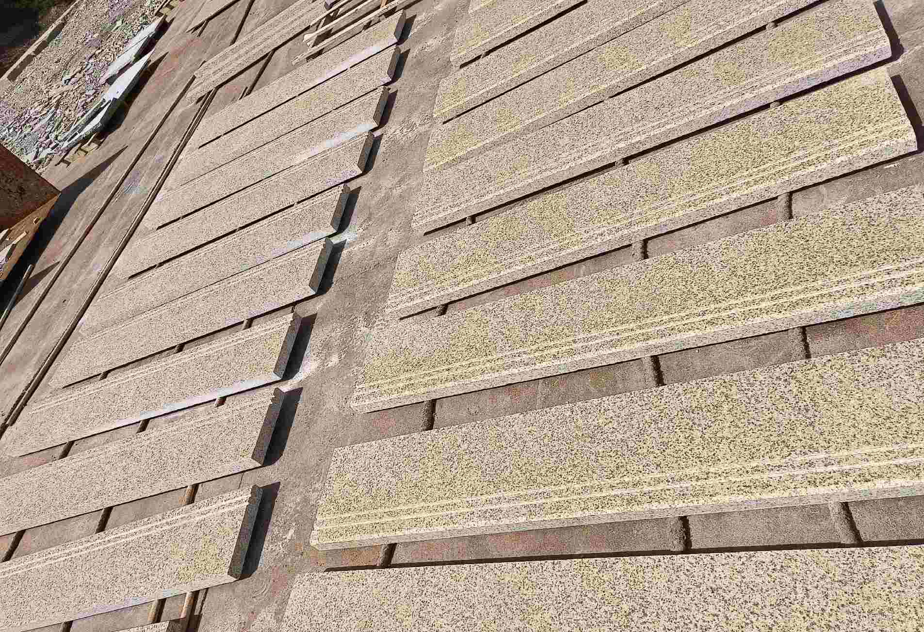 衡水 黄金麻花岗岩光面楼梯踏步