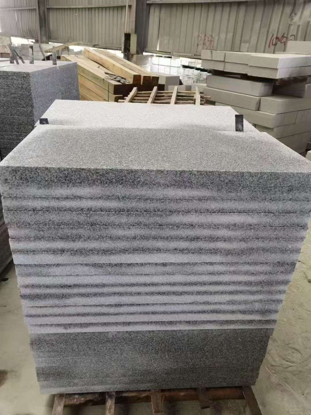 衡水 芝麻白5公分火烧地铺成品，900*400，规格可定制